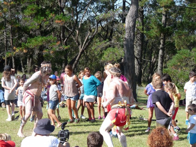 Dancing at Appin Massacre Memorial 